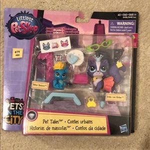 RARE Littlest Pet Shop: Pet Tales #79 #80